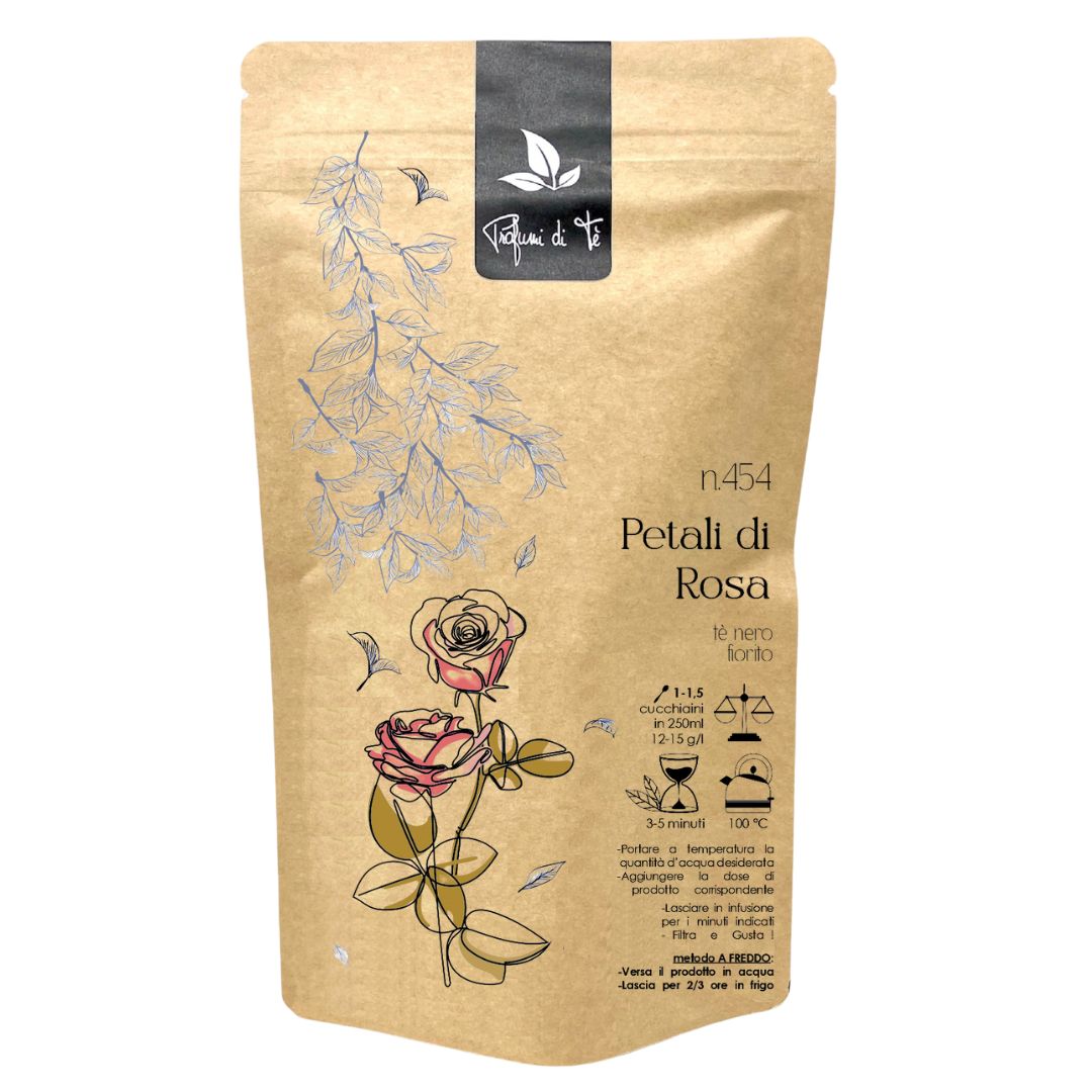 Tè Nero con Petali di Rosa