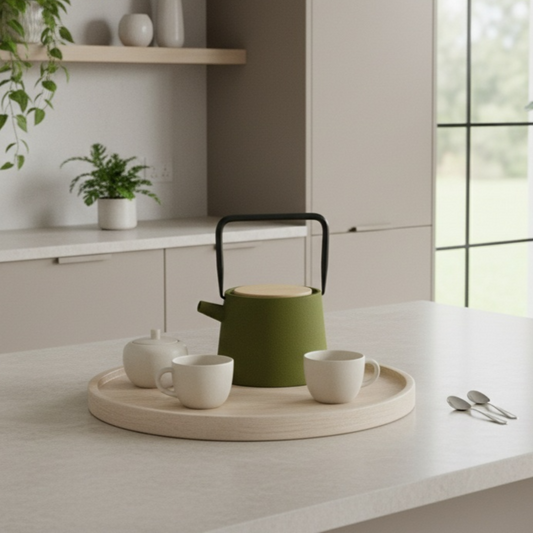 Teiera in Ghisa Verde Oliva 1.200 ml