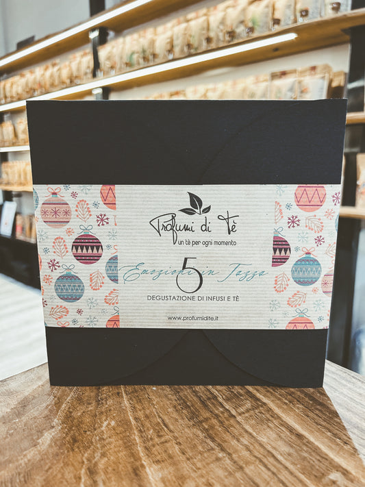 Set Regalo 5 Provette – Il Tuo Tè, Infusi e Tisane in Vetro