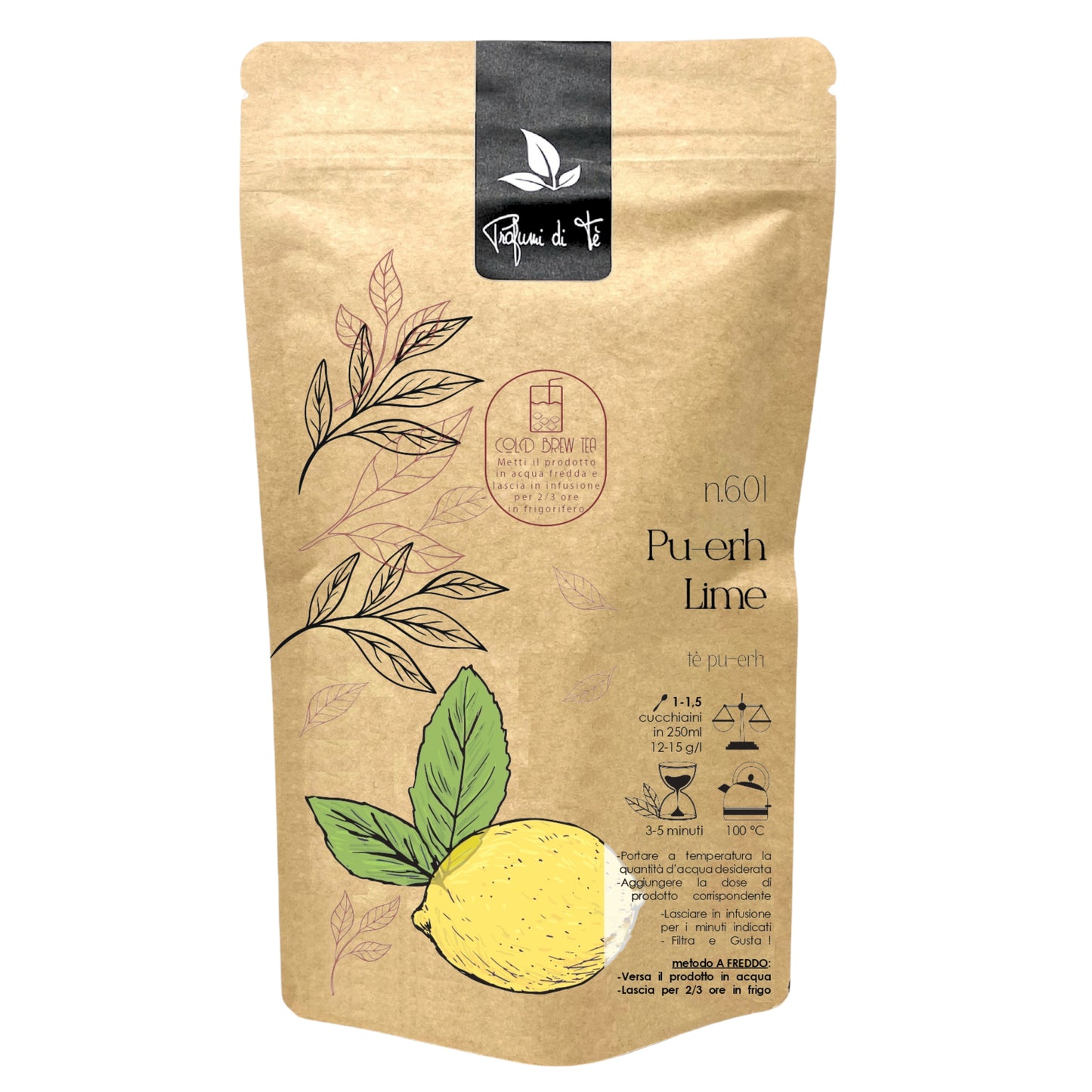 601 _ Pu Erh LIME - Profumi di Tè