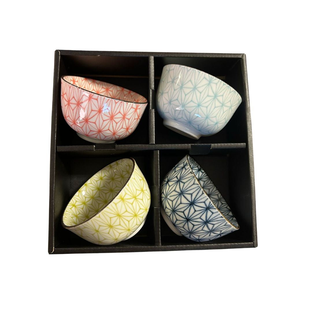 Set 4 ciotoline Giapponesi