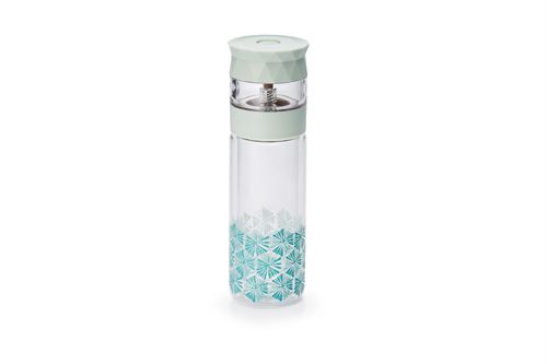 To-Go Tazza "Boho" in vetro, senza BPA 0,35 l Profumi di Tè