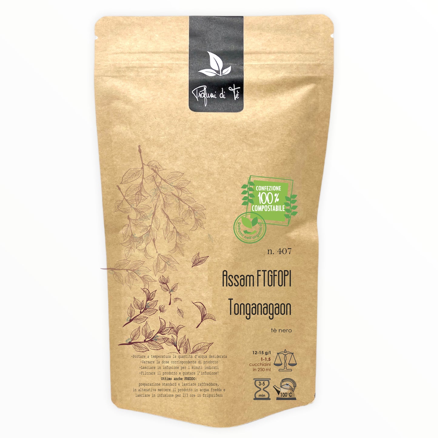 407 _ Assam FTGFOPI TONGANAGAON Profumi di Tè