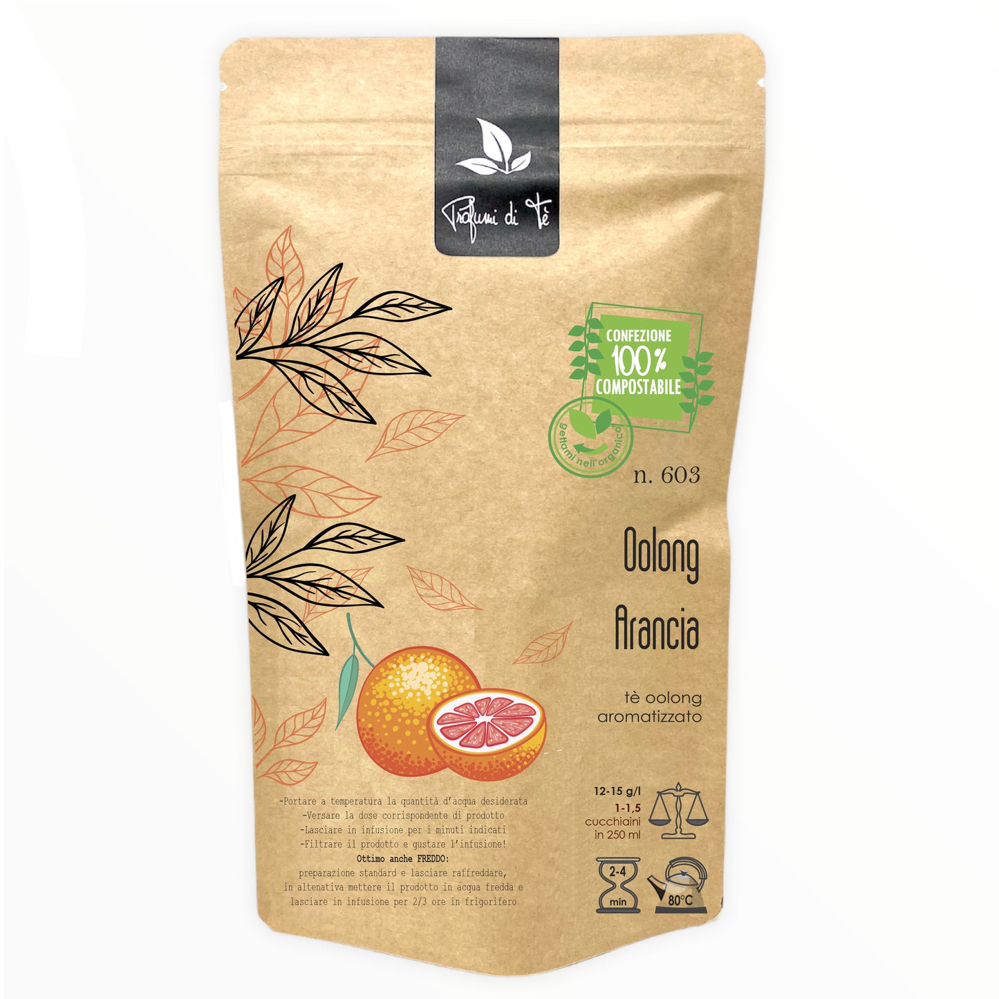 603 _ Oolong ARANCIA Busta da 70 g