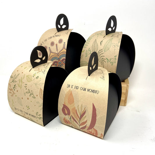 BOX da 12 gusti + Filtro acciaio + NOCCIOLA Profumi di Tè