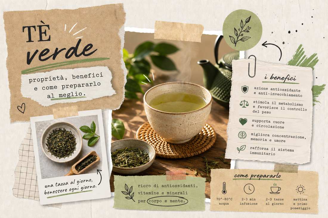 Tè Verde: Proprietà, Benefici e come prepararlo al meglio