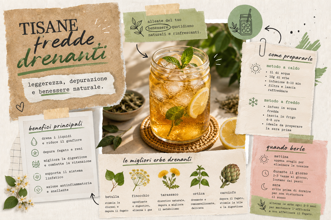 Tisane Fredde Drenanti: Quali Sono le Migliori e Perché Assumerle