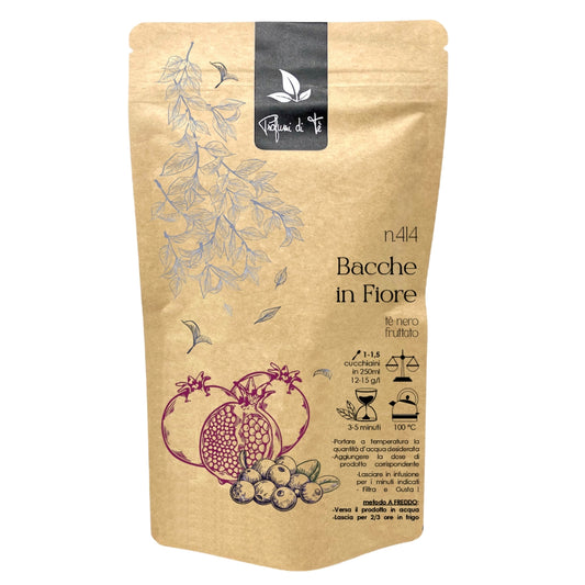 Tè Nero Melograno e Mirtillo Bacche in Fiore