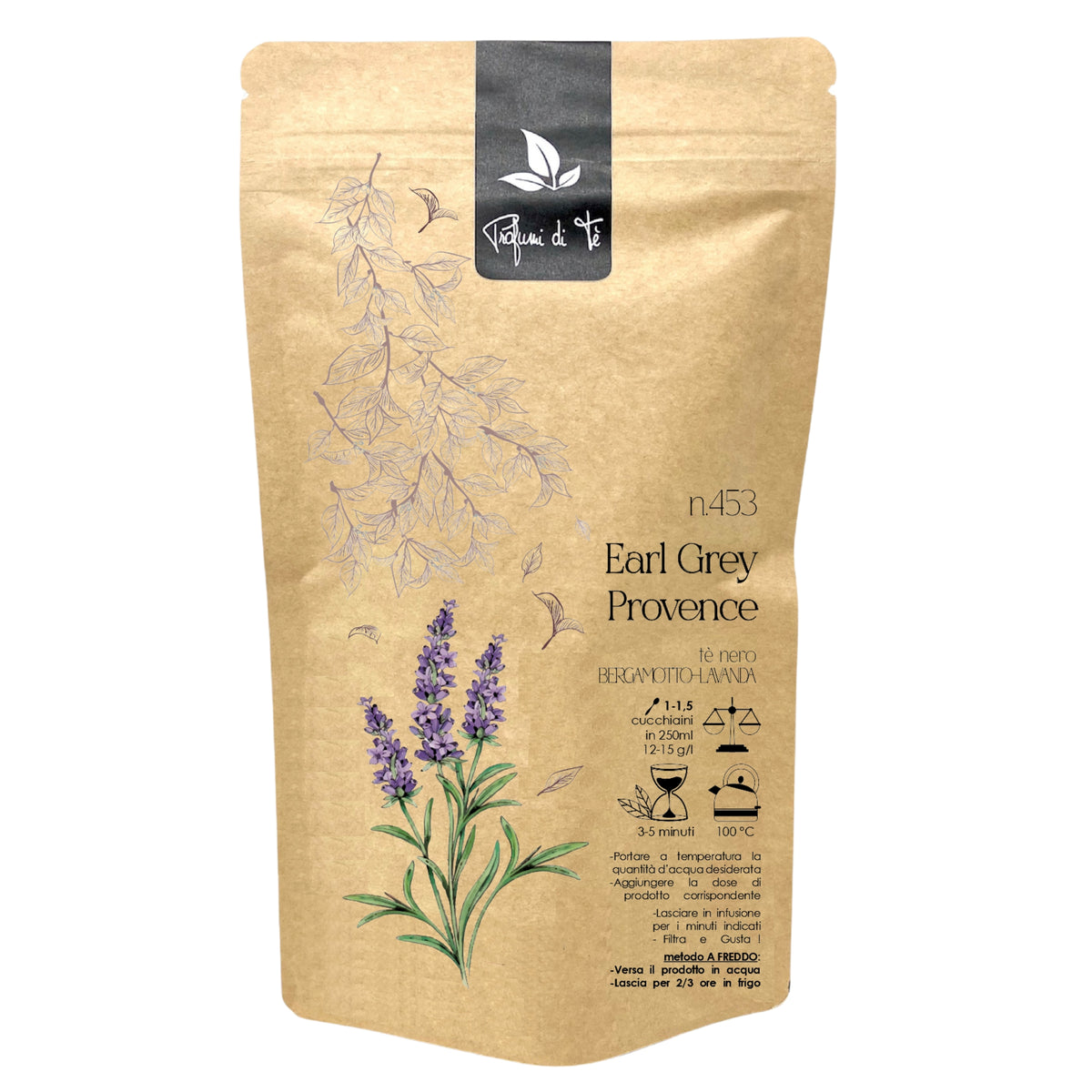 Earl Grey Provence – Tè Nero con Bergamotto e Lavanda
