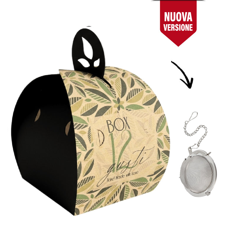 Box Media + Filtro a Pallina | Selezione 12 Gusti – 12 Tazze di Tè e Infusi