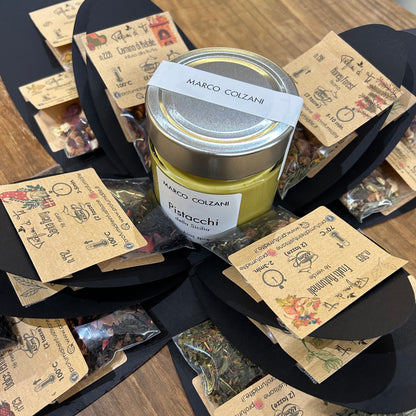 Big Box + Crema Pistacchio 260g | Selezione 20 Gusti – 20 Tazze di Tè e Infusi