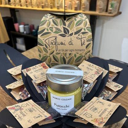 Big Box + Crema Pistacchio 260g | Selezione 20 Gusti – 20 Tazze di Tè e Infusi