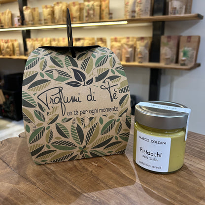 Big Box + Crema Pistacchio 260g | Selezione 20 Gusti – 20 Tazze di Tè e Infusi