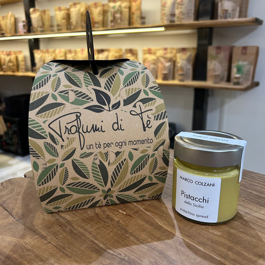 Big Box + Crema Pistacchio 260g | Selezione 20 Gusti – 20 Tazze di Tè e Infusi
