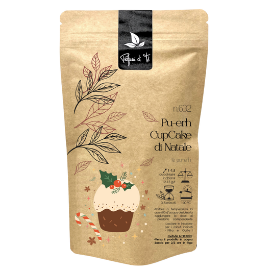 Tè Pu-Erh Cupcake di Natale