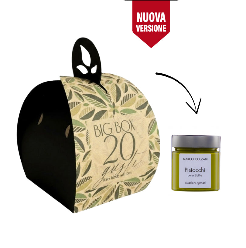 Big Box + Crema Pistacchio 260g | Selezione 20 Gusti – 20 Tazze di Tè e Infusi