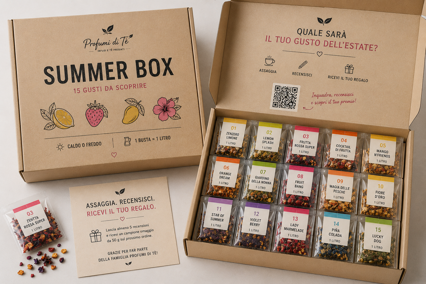 Summer Box – 15 Gusti Estivi da Preparare Caldi o Freddi