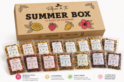 Summer Box – 15 Gusti Estivi da Scoprire | Tè e Infusi per Cold Brew e Hot Brew