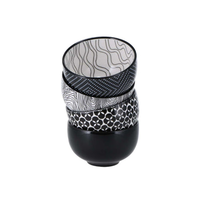 Set Dora da 4 tazzine in porcellana Ø 95 x 60 mm