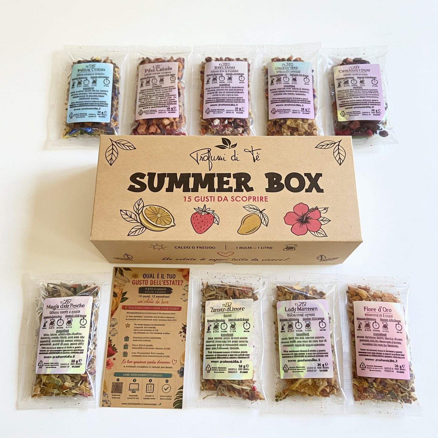 Summer Box – 15 Gusti Estivi da Scoprire | Tè e Infusi per Cold Brew e Hot Brew
