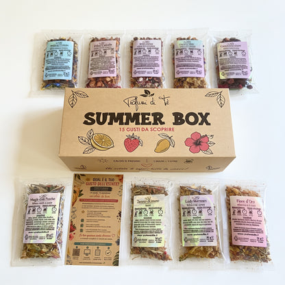 Summer Box – 15 Gusti Estivi da Scoprire | Tè e Infusi per Cold Brew e Hot Brew