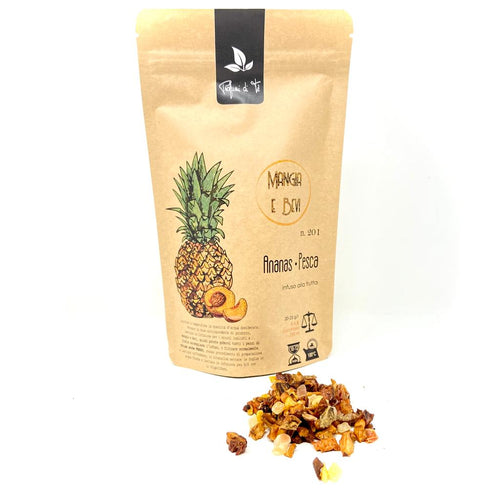 201 _ Ananas • Pesca _ MANGIA & BEVI Busta da 100 g